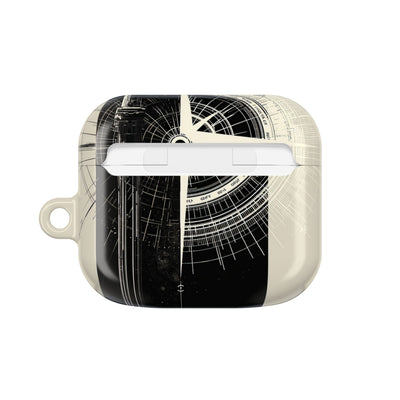 Orbital Meridian · Hard Case for AirPods & AirPods Pro · Beige