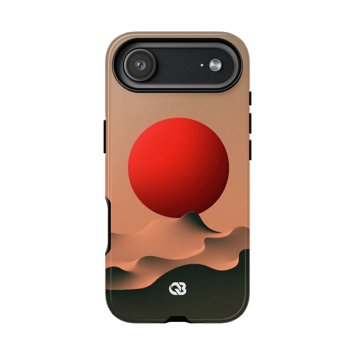 Crimson Sol Ridge · Tough Phone Case for iPhone · Red