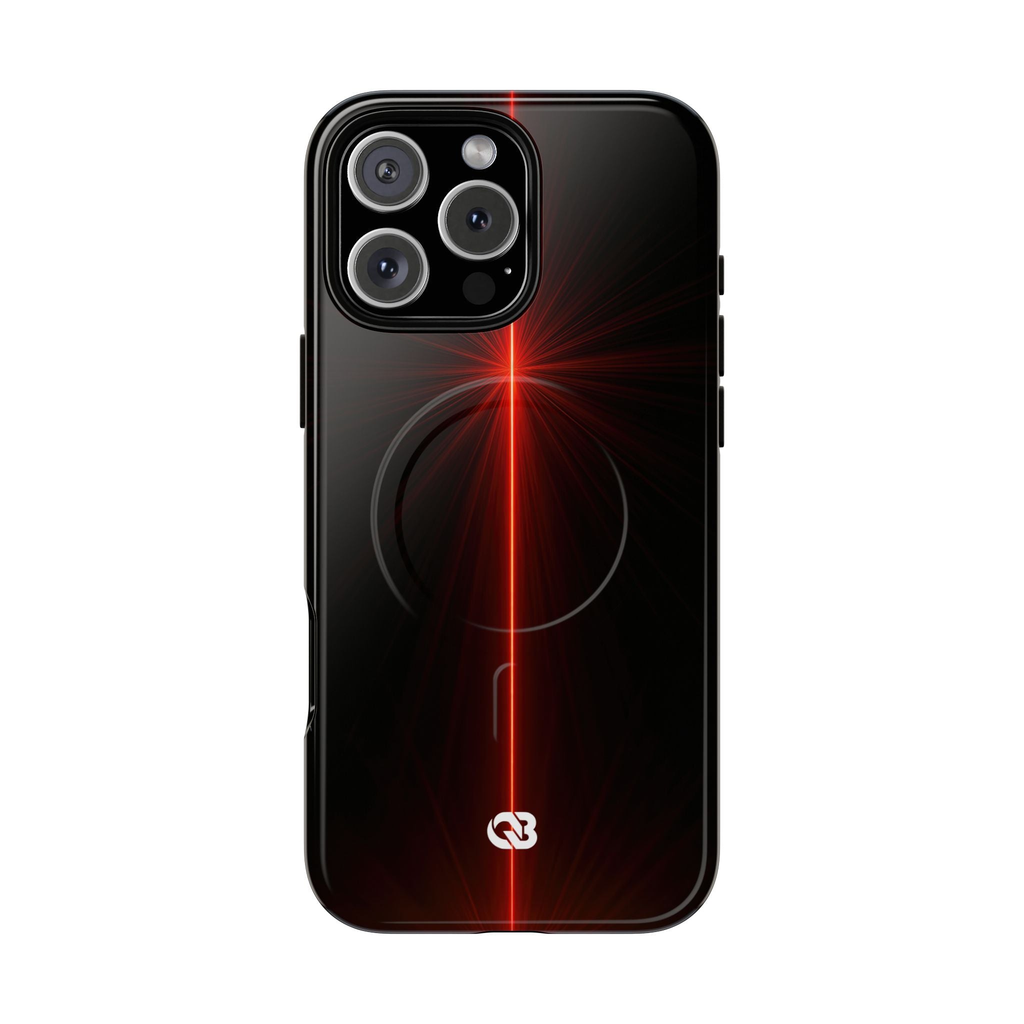 Red Tough 2.0 Magsafe Phone Case for iPhone - Crimson Flare Vector