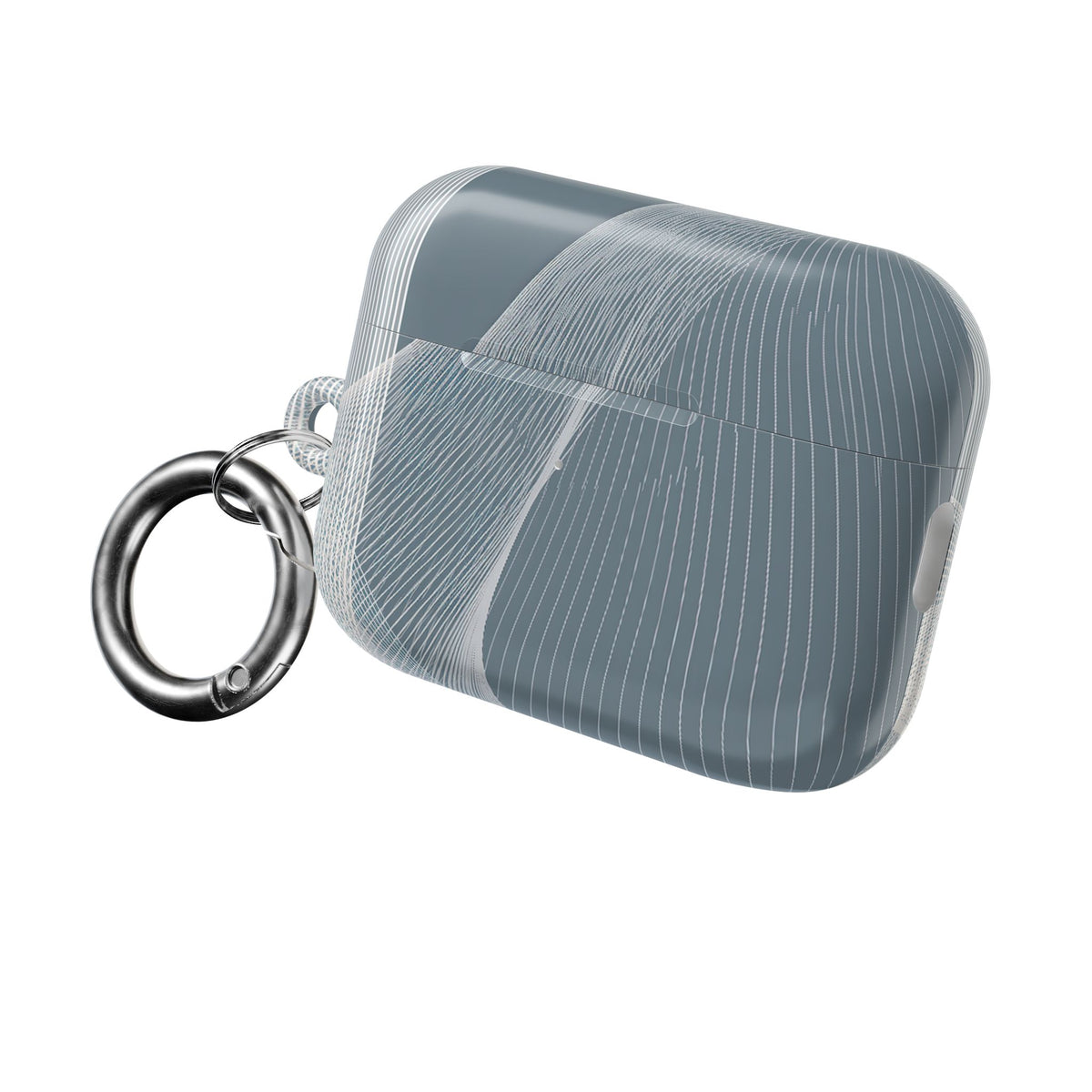 Slate Contour Drift · Hard Case for AirPods & AirPods Pro · Grey