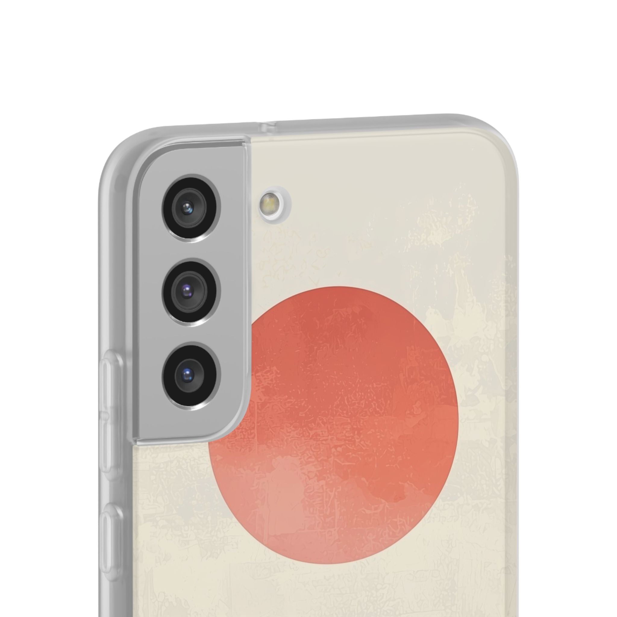Crimson Sun Strokes · Soft Phone Case for Samsung