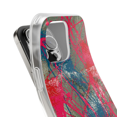 Neon Static Drip · Lite Phone Case for iPhone ·  Pink