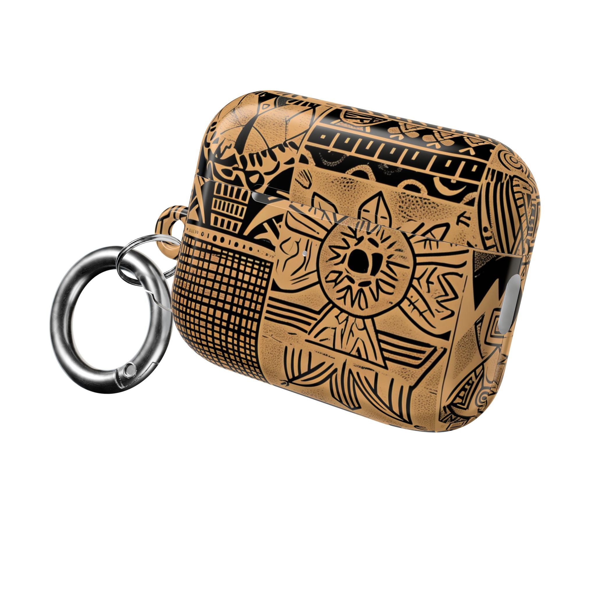 Celestial Faces Brown - AirPods Cover