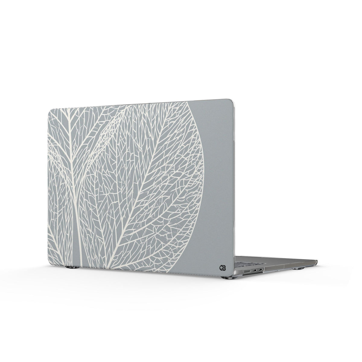 Minimal Leaf Skeleton · Clear Hard Case for MacBook · Grey