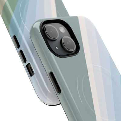 Green Tough 2.0 Magsafe Phone Case for iPhone - Sage Prism Beam