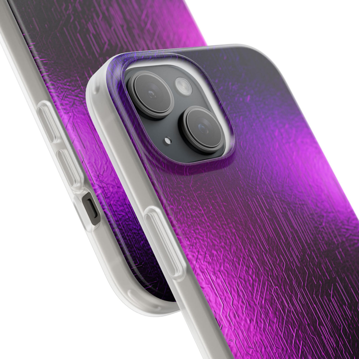 Violet Cyber Circuit · Lite Phone Case for iPhone ·  Purple