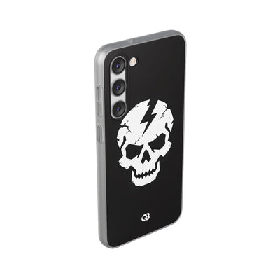 Shattered Bolt Skull · Soft Phone Case for Samsung