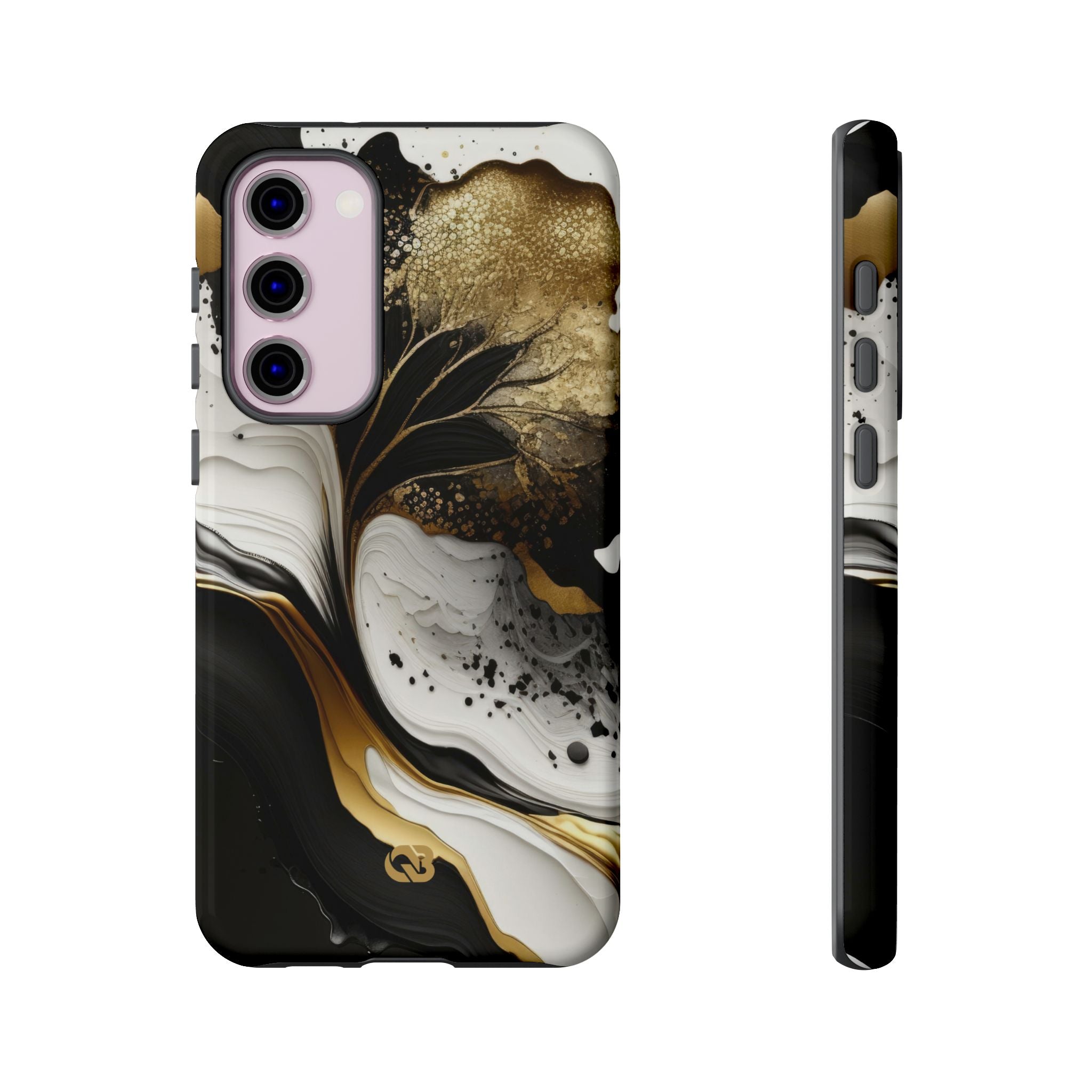 Molten Onyx Gold · Tough Coque de téléphone pour Samsung