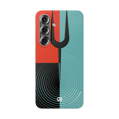 Teal Lite Phone Case for Samsung - Sonic Static Split