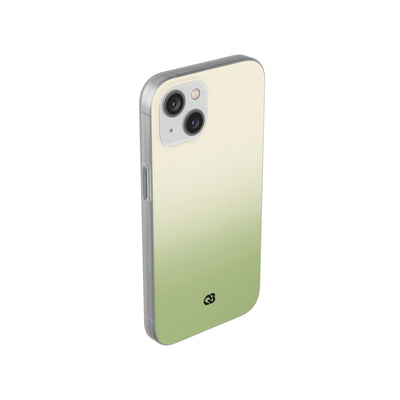 Green Lite Phone Case for iPhone - Bone Sage Fade