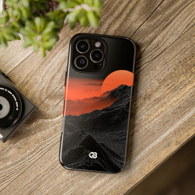 Solar Ridge Mesh · Tough Phone Case for iPhone · Black