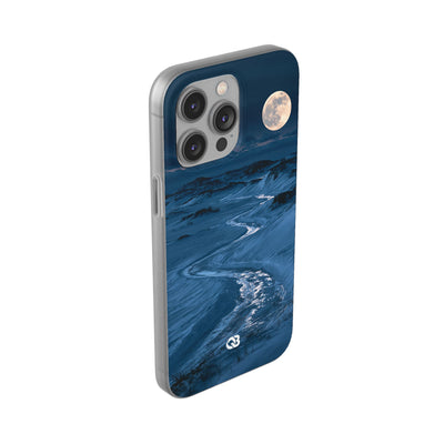 Arctic Moon Drift · Lite Phone Case for iPhone ·  Blue