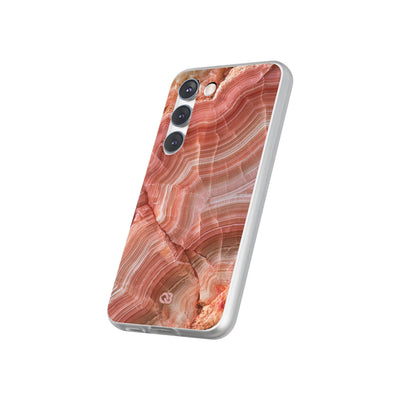Blushing Rose Strata · Lite Phone Case for Samsung · Pink