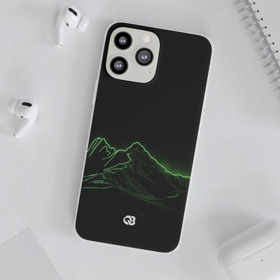 Nordic Mountain Contour · Lite Phone Case for iPhone ·  Black