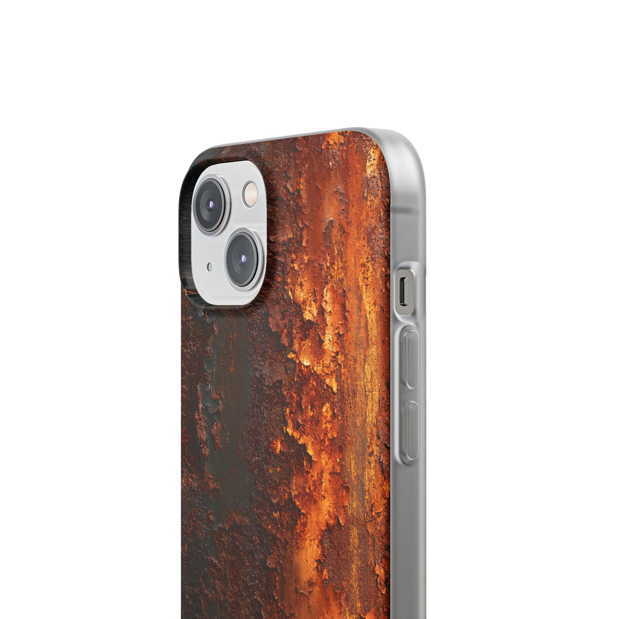 Orange Lite Phone Case for iPhone - Oxidized Iron Crust