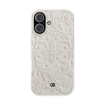 Sculpted Acanthus Relief · Lite Phone Case for iPhone ·  White