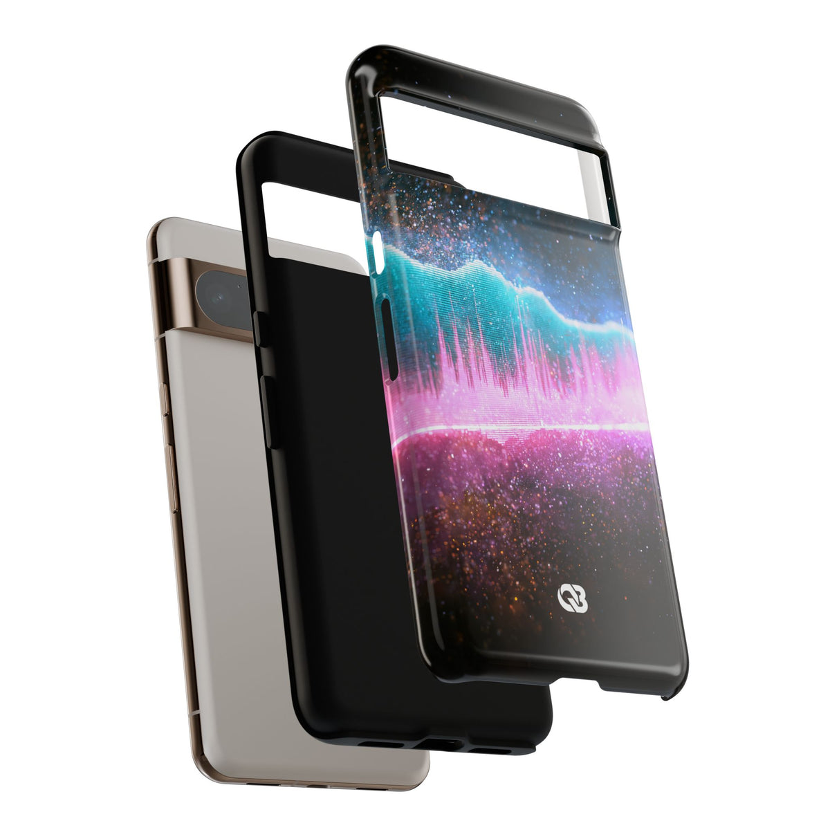 Digital Frequency · Tough Phone Case for Pixel ·  Pink