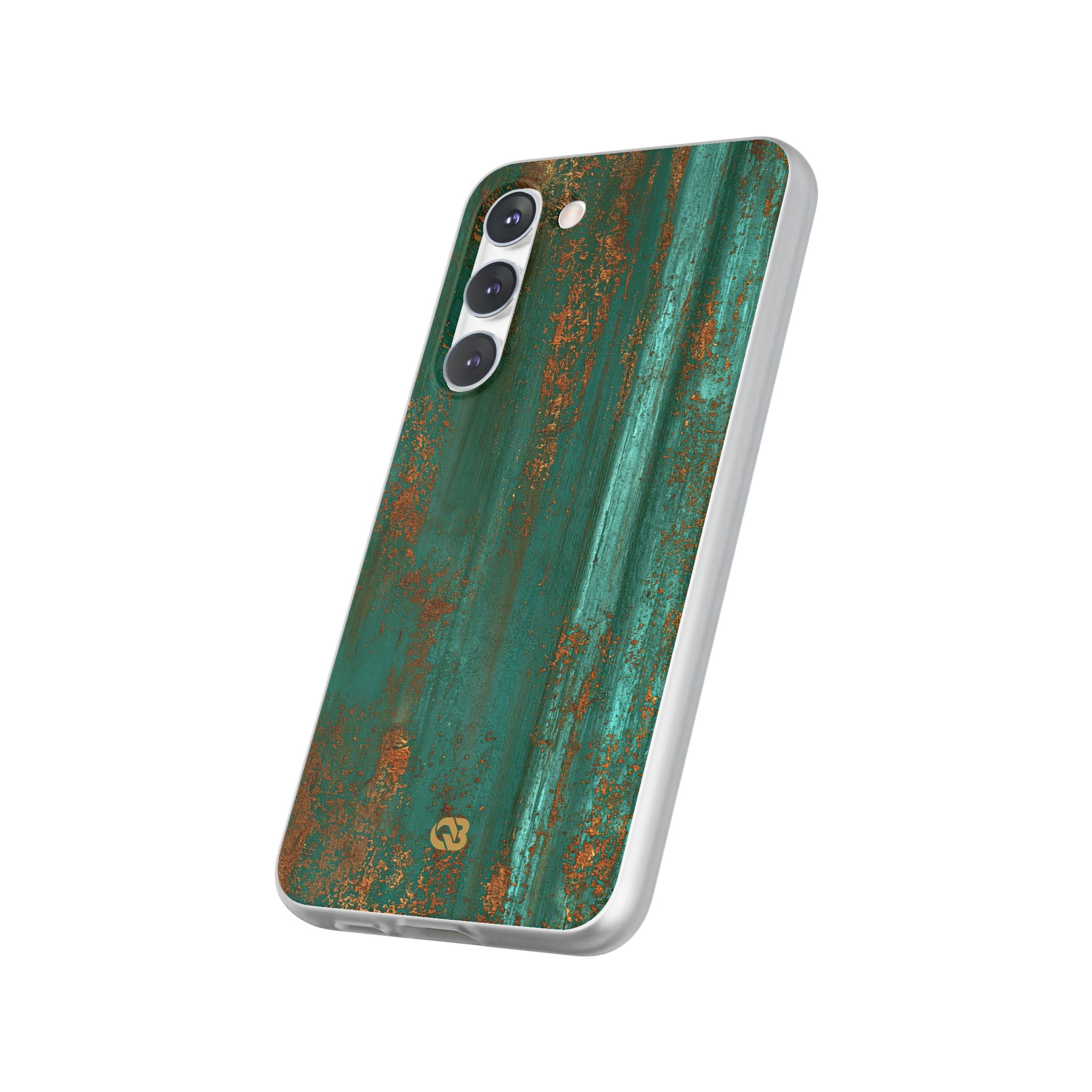 Teal Lite Phone Case for Samsung - Verdigris Copper Siding