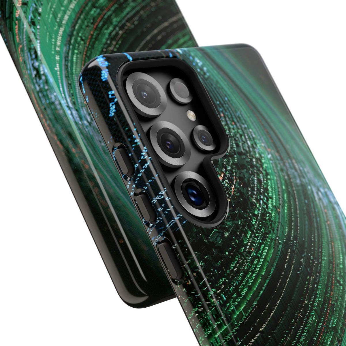 Orbital Data Stream · Tough Phone Case for Samsung · Green