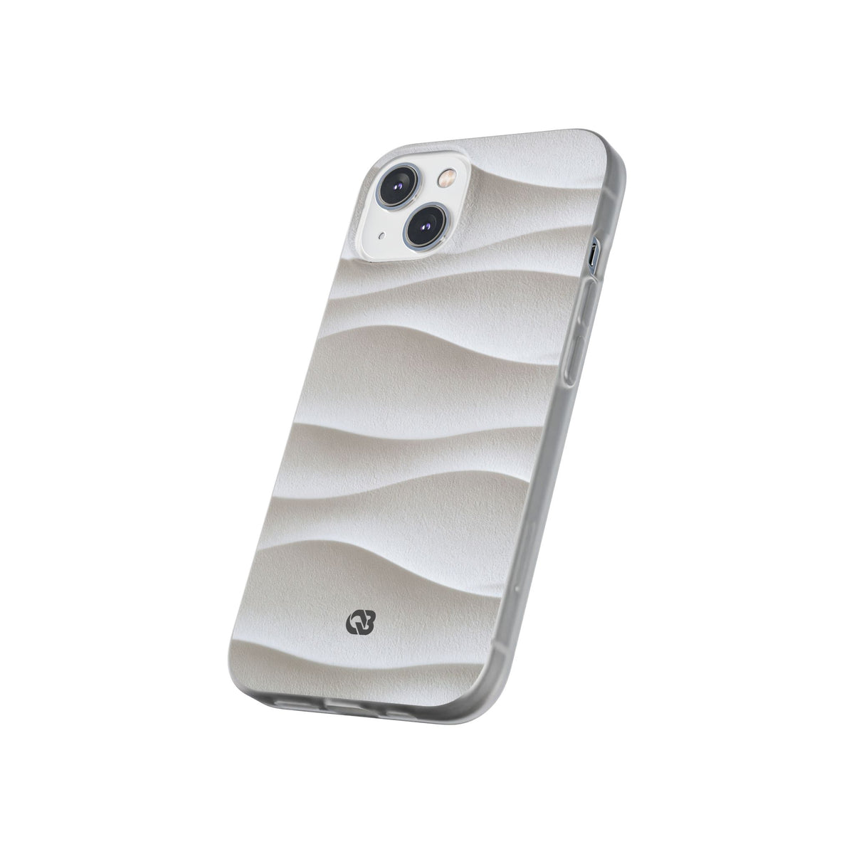 Sculpted Dune Relief · Lite Phone Case for iPhone ·  White