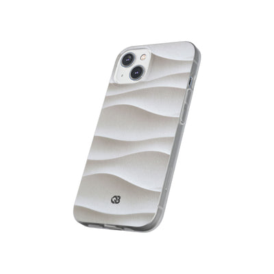 Sculpted Dune Relief · Lite Phone Case for iPhone ·  White