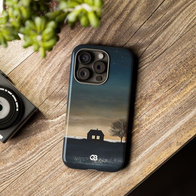 Midnight Cabin Glow · Tough Hoesje voor iPhone