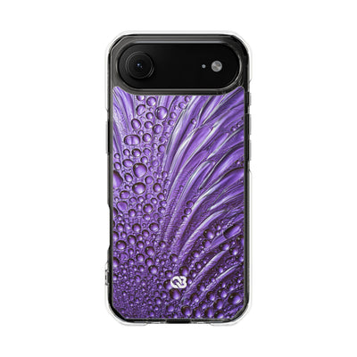 Violet Liquid Gel · Clear Impact Magnetic Phone Case for iPhone · Purple