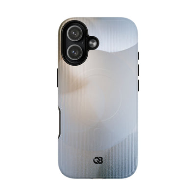 White Tough 2.0 Magsafe Phone Case for iPhone - Frosted Ribbed Sphere