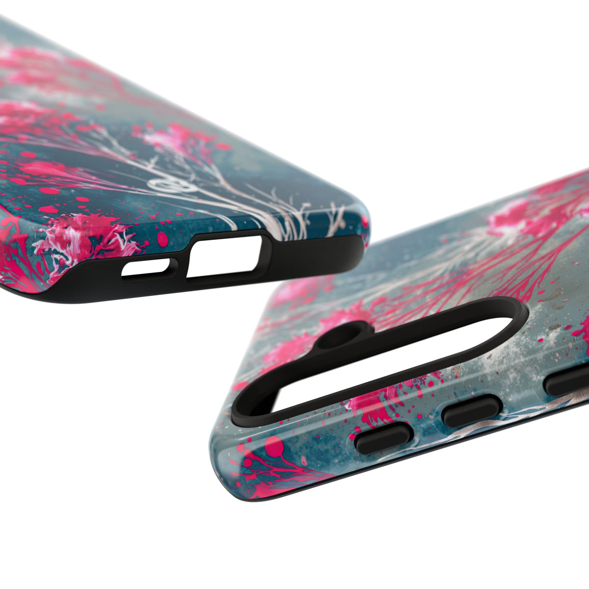 Cyber Blossom · Tough Phone Case for Samsung · Teal