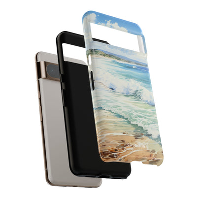 Schaumige Wellenbrise Google Pixel 8 Pro Case - Tough