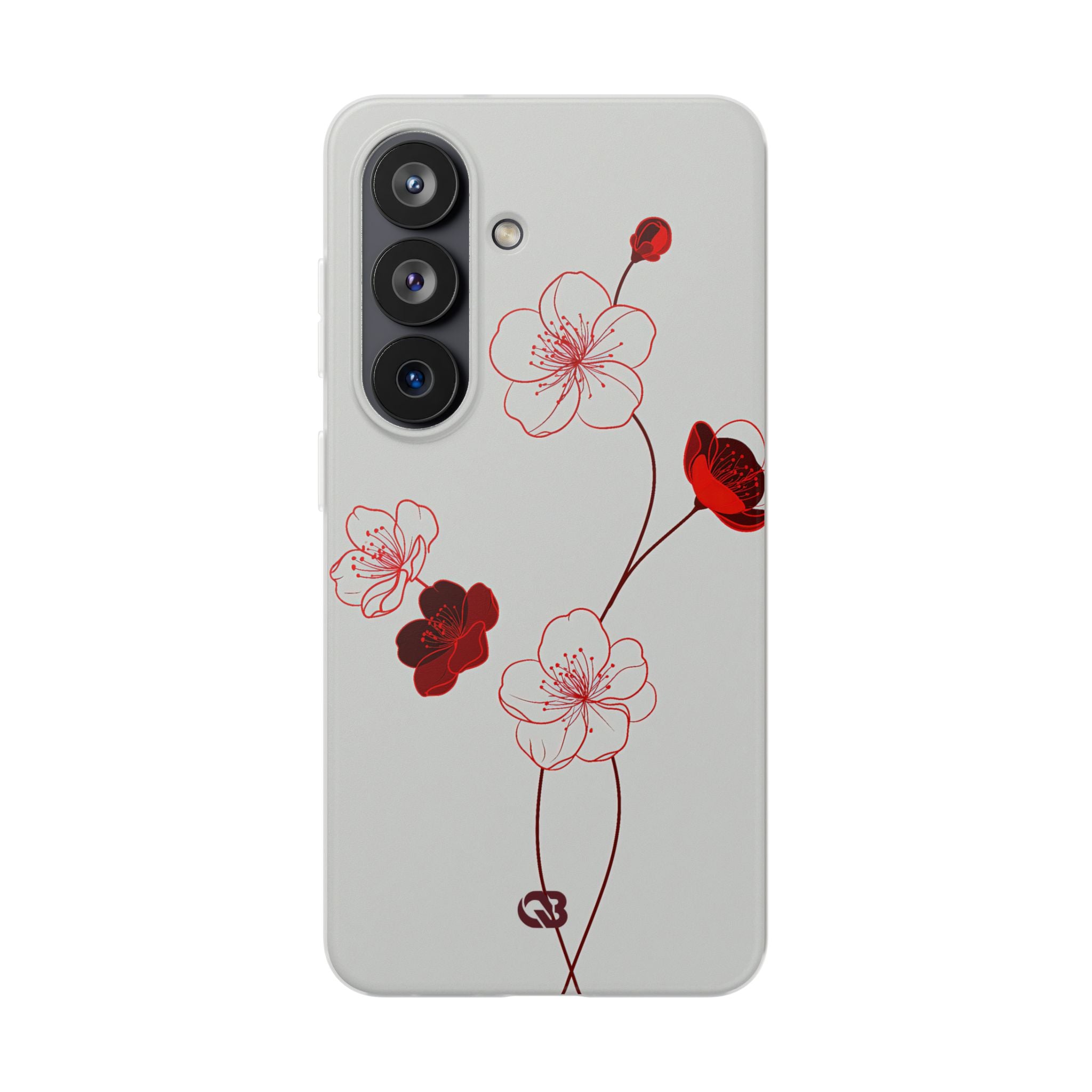 Red Lite Phone Case for Samsung - Kyoto Ember Bloom