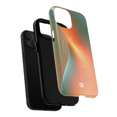 Radiant Contour · Tough 2.0 Magnetic Phone Case for iPhone · Orange