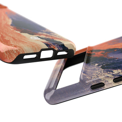 Solar Aura Drift · Tough Phone Case for Pixel ·  Orange