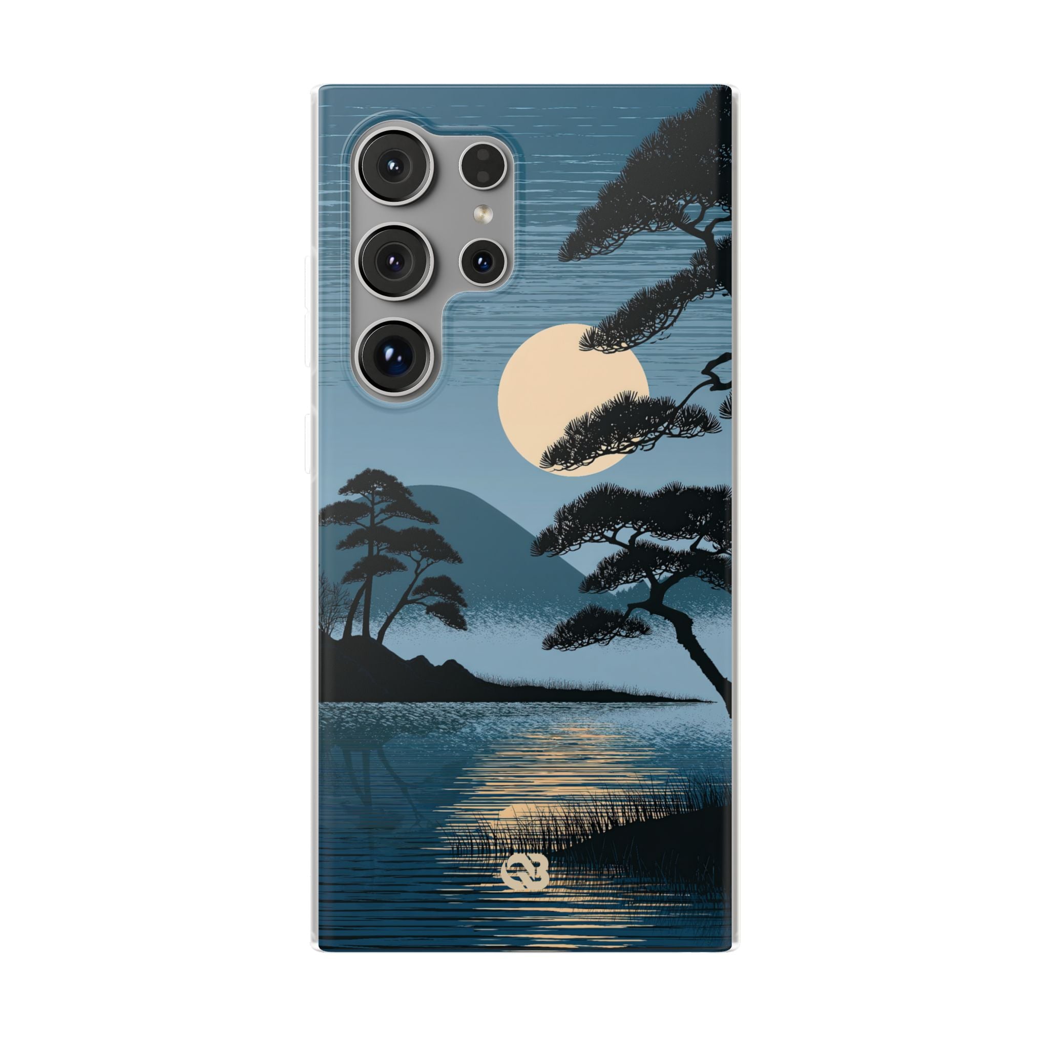 Blue Lite Phone Case for Samsung - Midnight Kyoto Pine