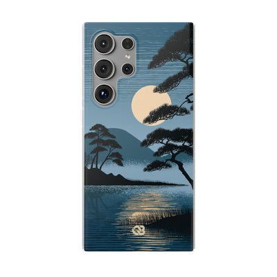 Blue Lite Phone Case for Samsung - Midnight Kyoto Pine
