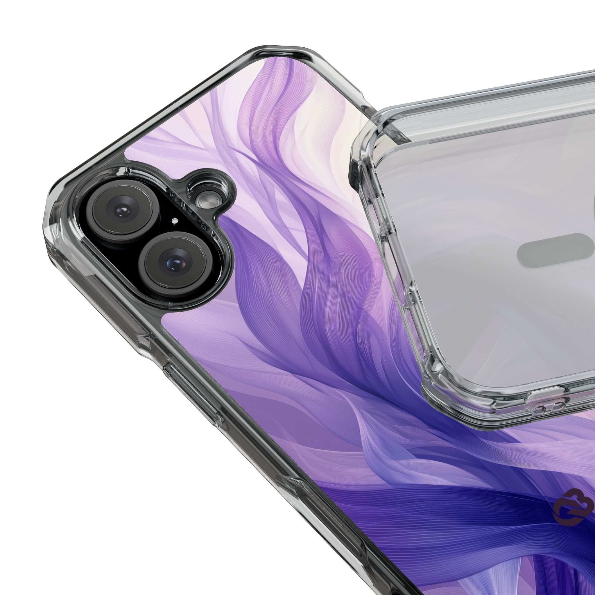 Amethyst Silk Waves · Impact Phone Case for iPhone · Magsafe