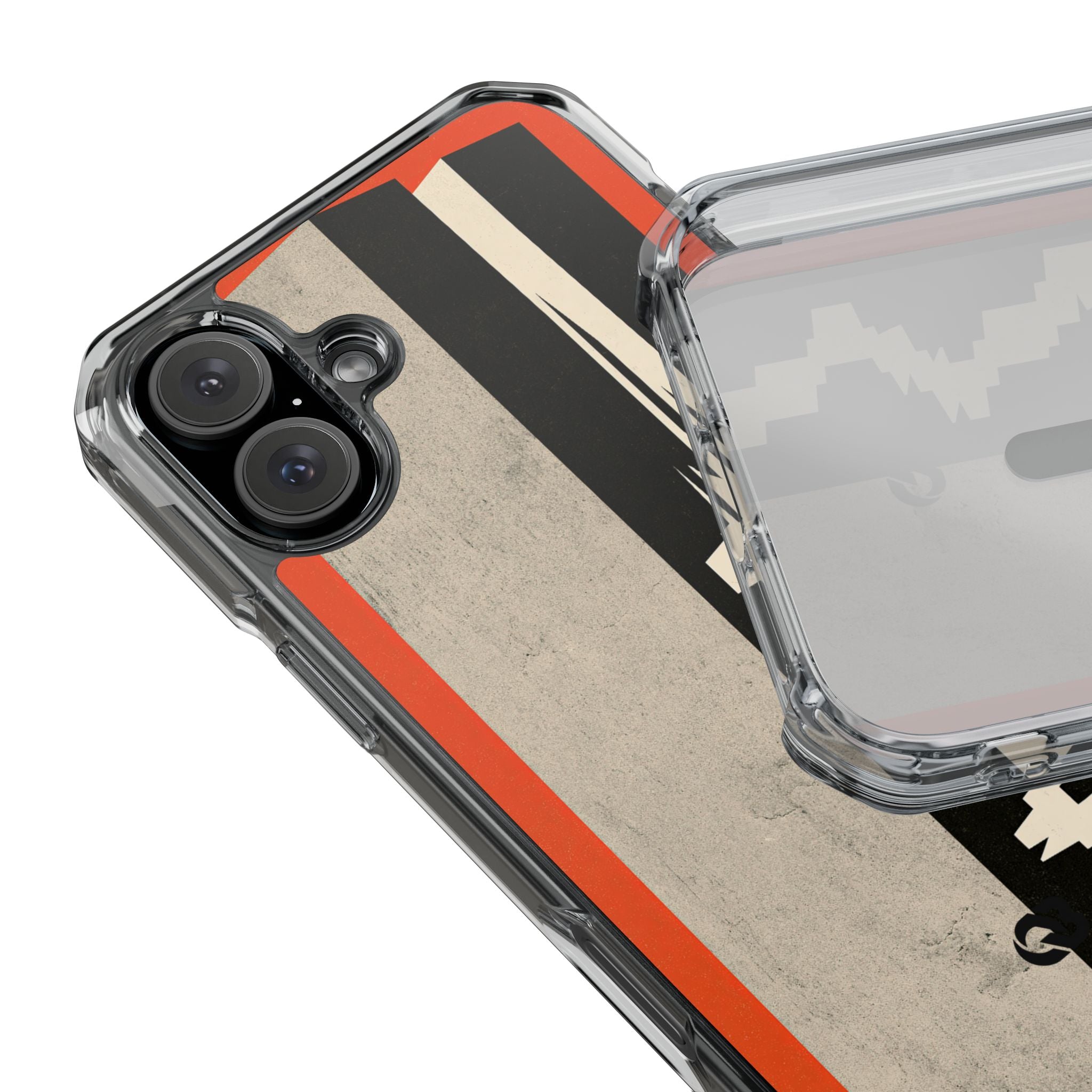Orange Impact MagSafe Phone Case for iPhone - Orange Monolith Rift