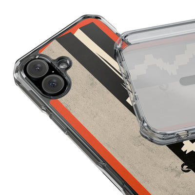 Orange Impact MagSafe Phone Case for iPhone - Orange Monolith Rift