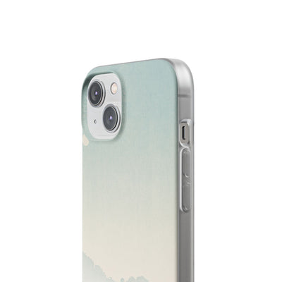 Blue Lite Phone Case for iPhone - Mist Valley Pagoda
