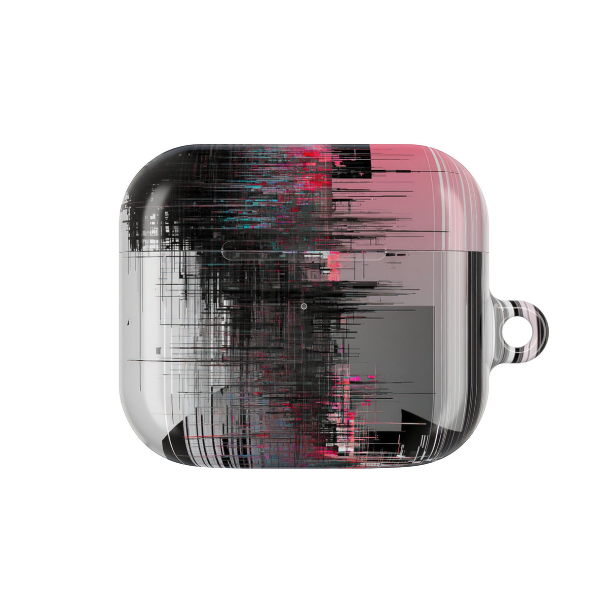 Orbital Telemetry Drift · Hard Case for AirPods & AirPods Pro · Black