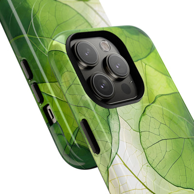 Emerald Leaf Veins · Tough+ Magsafe