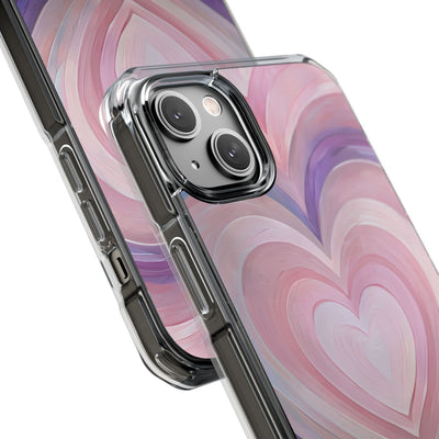 Lavender Pulse Hearts · Impact Magsafe