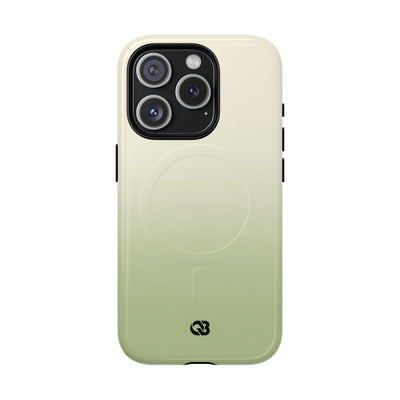 Green Tough 2.0 Magsafe Phone Case for iPhone - Bone Sage Fade