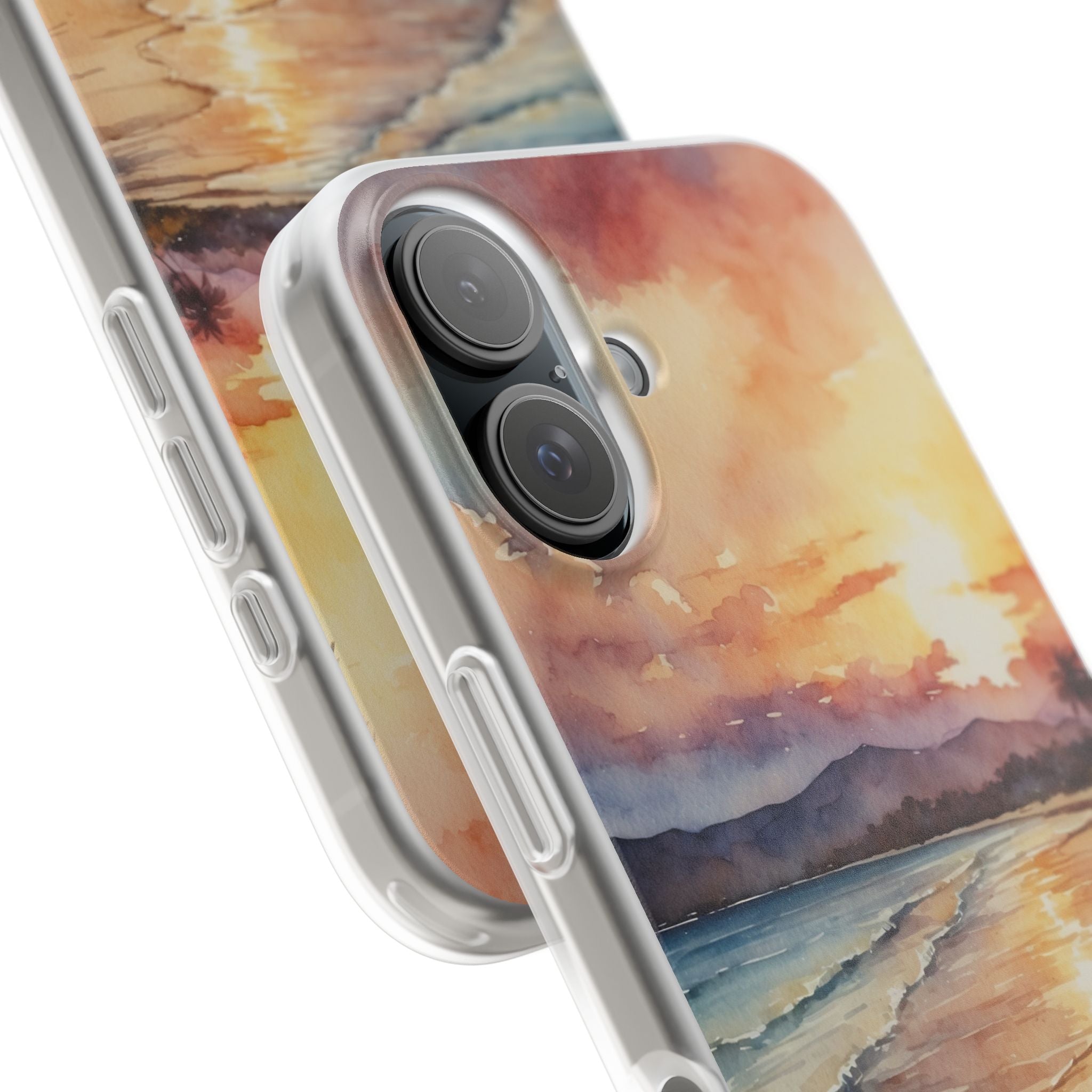 Sunset Reflection iPhone 16 Case - Soft