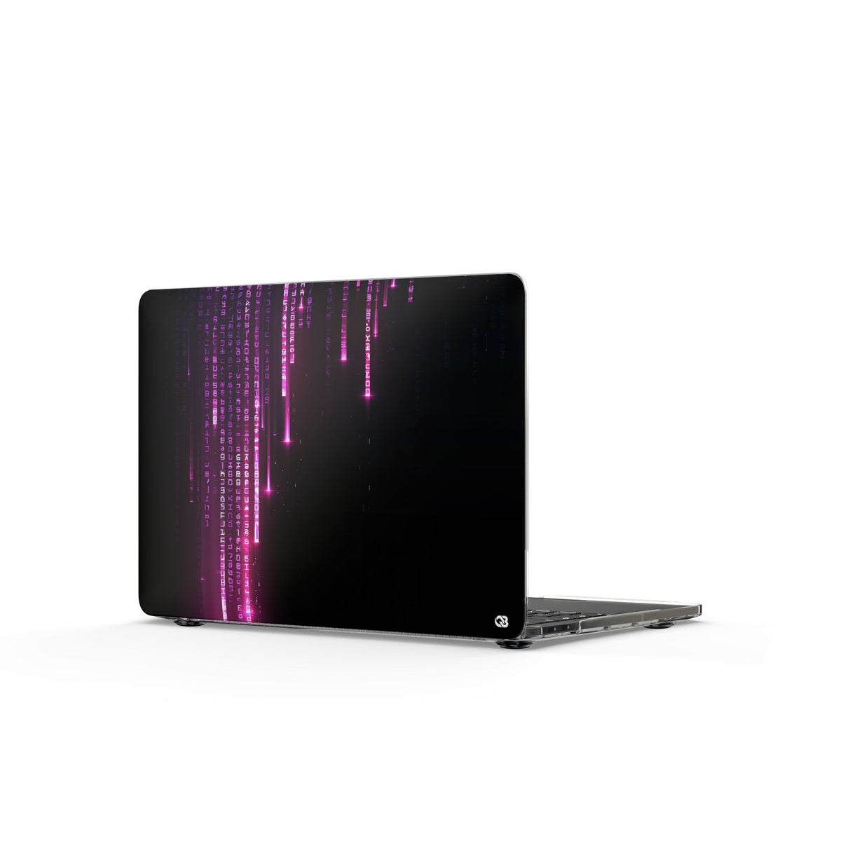 Binary Cascade · Clear Hard Case for MacBook · Black
