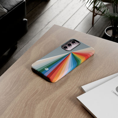 Grey Tough Phone Case for Samsung - Slate Prism Burst