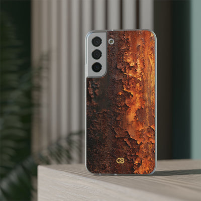 Orange Lite Phone Case for Samsung - Oxidized Iron Crust
