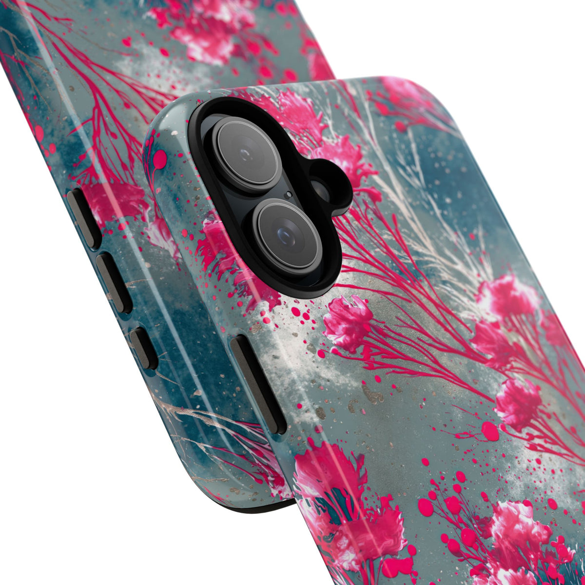 Cyber Blossom · Tough Phone Case for iPhone · Teal