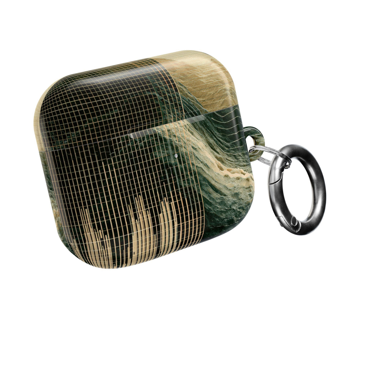 Orbital Topography · Hard Case for AirPods & AirPods Pro · Green