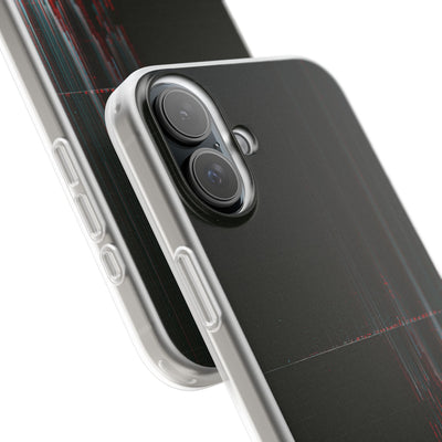 Black Lite Phone Case for iPhone - Corrupted Data Stream